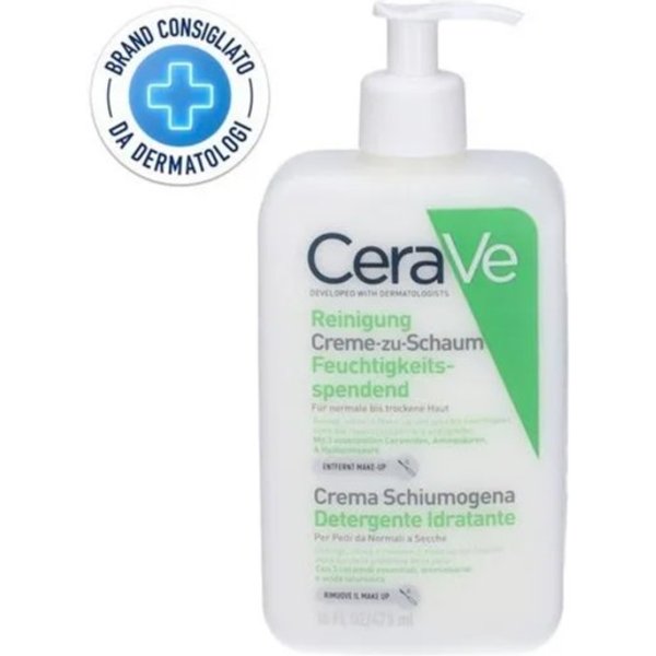 Cerave Crema Schiumogena Detergente Idratante 473Ml-image