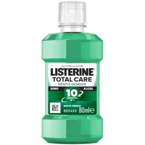 Listerine Total Care Collutorio Al Fluoro Denti E Gengive 80Ml-image
