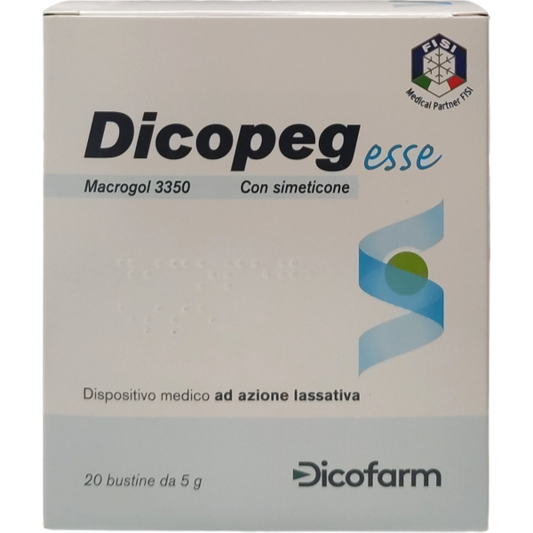 Dicopeg Esse 20 Bustine Da 5 Gr Ad Azione Lassativa-image