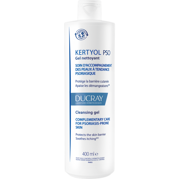 Ducray Kertyol PSO Gel Detergente Per Pelle Con Placche Secche A Tendenza Psoriasica 400 Ml-image