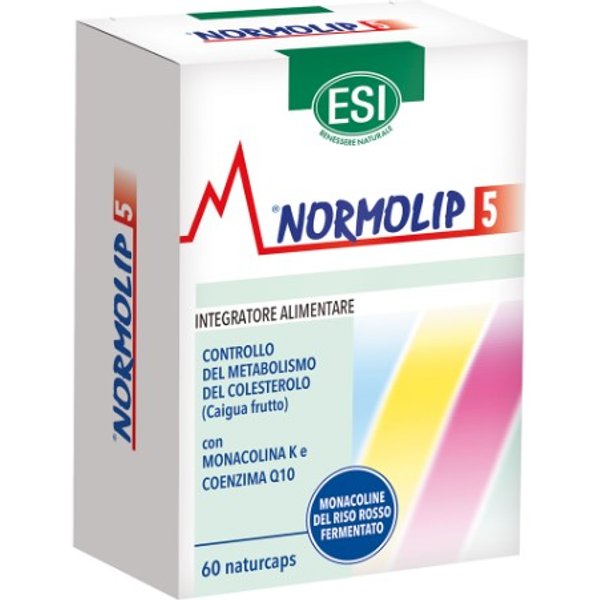 ESI Normolip 5 60 Naturcaps - Per Controllare Il Livello Del Colesterolo-image