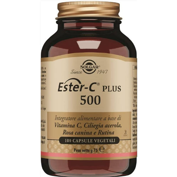 Ester C Plus 500 100 Caspule Integratore Vitamina C-image