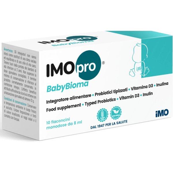Imopro Babybioma Integratore Probiotici 10 Flaconcini-image