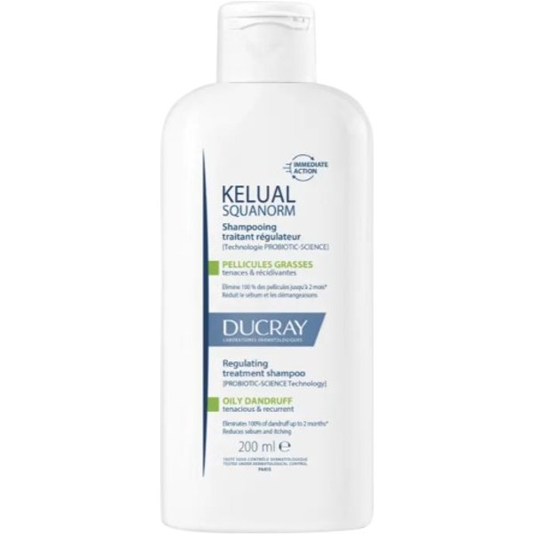 Kelual Squanorm Shampoo Trattante Regolatore Forfora Grassa 200Ml-image