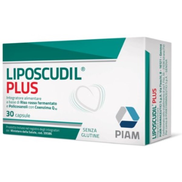 Liposcudil Plus 30 Capsule - Integratore Per Il Controllo Del Colesterolo-image