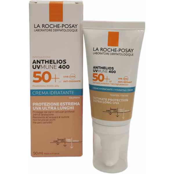 Anthelios Uvmune 400 SPF50+ Crema Idratante Colorata Viso Con Profumo 50 Ml-image