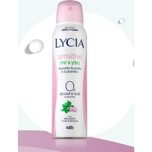 Lycia Deodorante Spray Sensitive Me&You 150Ml-image