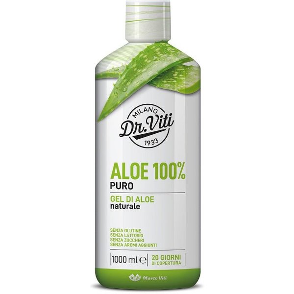 Aloe 100% Puro Azione Depurativa E Lenitiva 1000 Ml - Succo Di Aloe-image