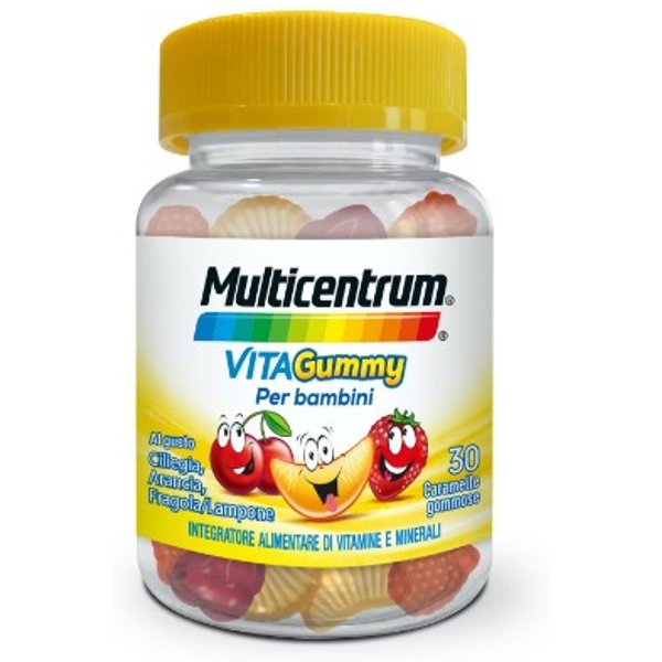 Multicentrum Vitagummy 30 Caramelle Gommose - Integratore Alimentare Di Vitamine E Minerali Per Bambini-image