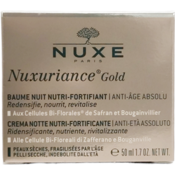 Nuxe Nuxuriance Gold Balsamo Notte Nutriente Fortificante Anti-Età Viso 50 Ml-image