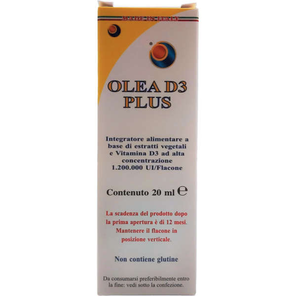 Olea D3 Plus Gocce Confezione 20 Ml Integratore Vitamina D3-image