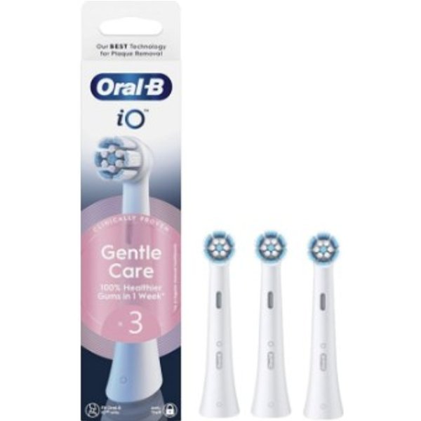 ORAL-B Io Gentle Care 3 Testine Di Ricambio Per Spazzolini Elettrici-image