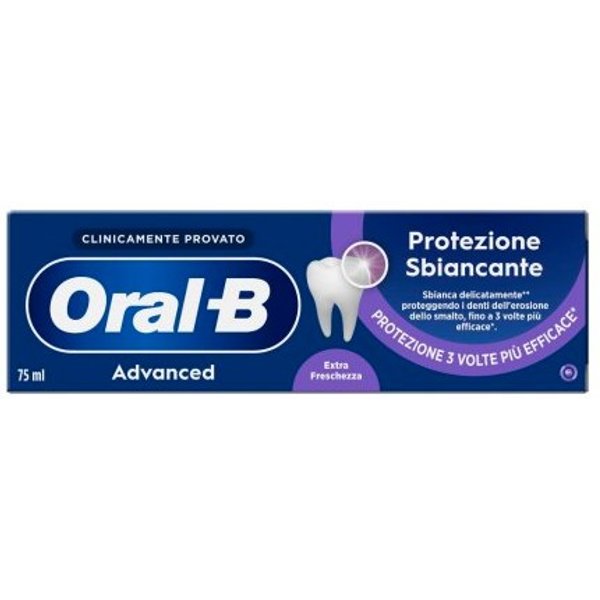 Oralb Advanced Dentifricio Protezione Sbiancante 75Ml-image