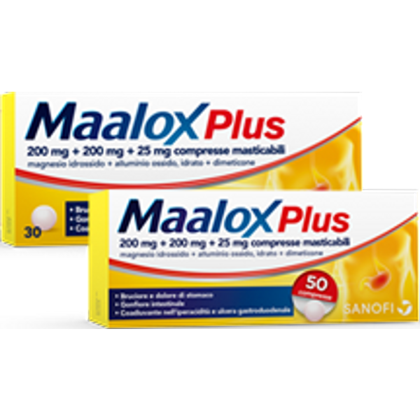 Maalox Plus 30 Compresse Masticabili-image