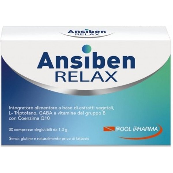 Ansiben Relax 30 Compresse Integratore Per Buon Umore E Benessere Mentale-image