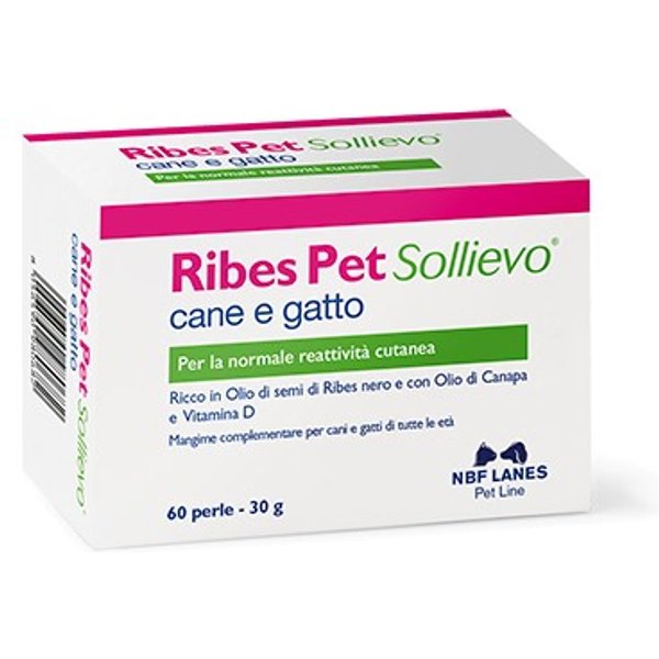 Ribes Pet Sollievo Cane E Gatto 60 Perle - Per La Normale Reattività Cutanea-image