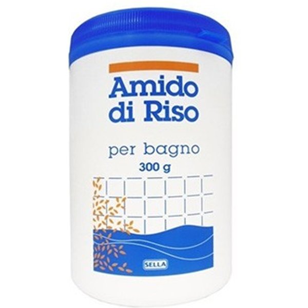 Sella Amido Di Riso Per Bagno Emolliente Idratante Barattolo 300G-image