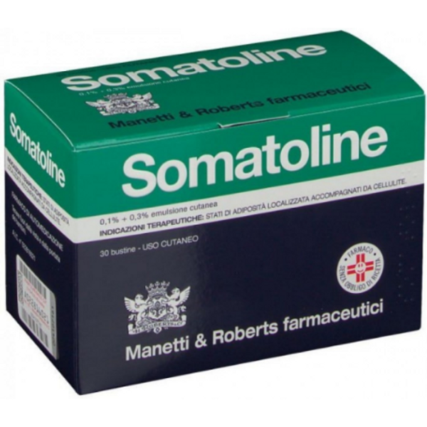 Somatoline Emulsione Cutanea Per Adiposità Localizzata E Cellulite 30 Bustine Monodose 0,1+ 0,3% Uso Esterno-image