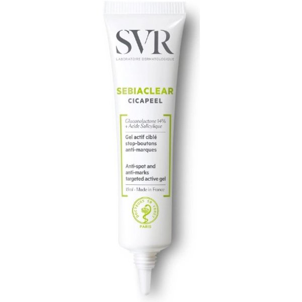 SVR Sebiaclear Cicapeel Gel Viso 15 Ml - Trattamento Pelli Impure Contro Punti Neri E Brufoli-image
