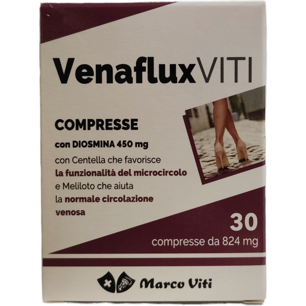 Venaflux Viti 30 Compresse - Integratore Per La Circolazione-image