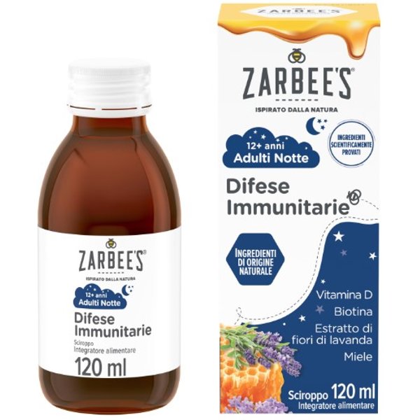 Zarbee's Sciroppo Difese Immunitarie Notte 120Ml-image