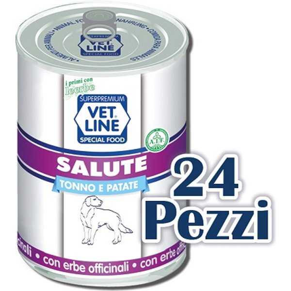 Olistika VET Line Cane Salute Tonno Patate 400GR (Lattina)-image
