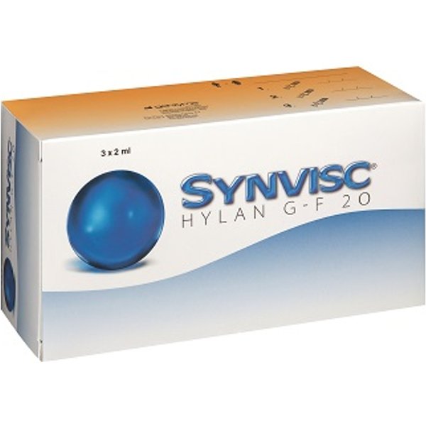 Synvisc Siringa Preriempita Di Acido Ialuronico 3 Pezzi Da 2 Ml-image
