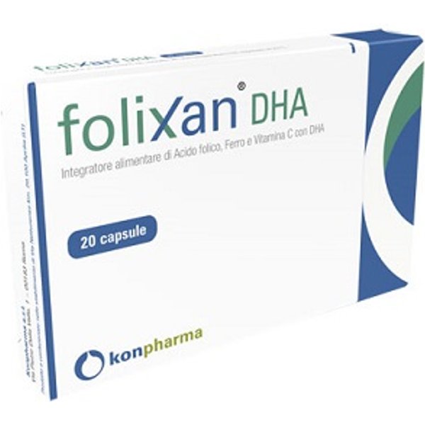 Folixan DHA 20 Capsule - Integratore Alimentare Per Donne In Gravidanza-image
