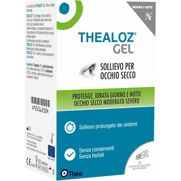 Thealoz Gel 30 Flaconi Monodose 0,4 G Collirio Per Secchezza Oculare-image