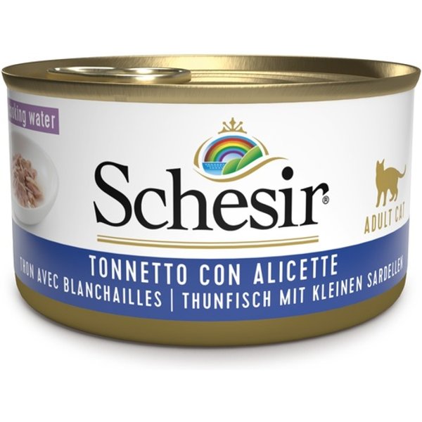 Schesir Gatto Brodo DI Cottura Tonnetto Alicette 85GR (Lattina)-image