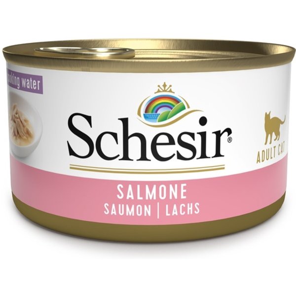 Schesir Gatto Brodo DI Cottura Salmone 85GR (Lattina)-image