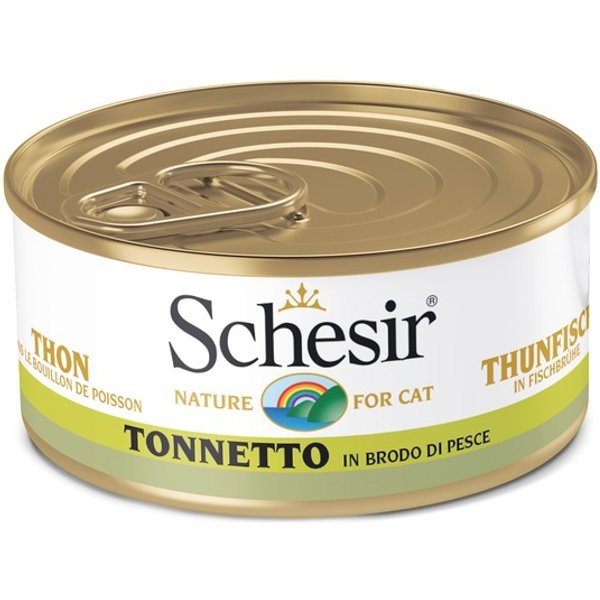 Schesir Gatto Brodo DI Cottura Tonno 70GR (Lattina)-image