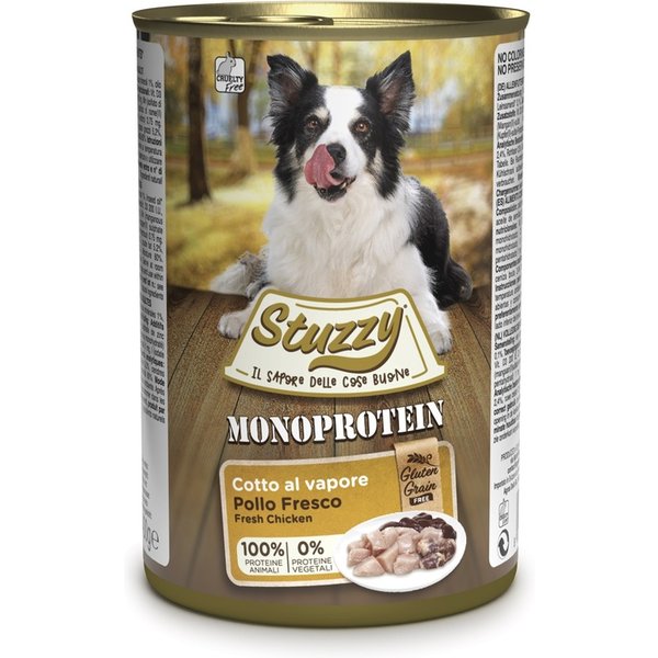 Stuzzy Cane Monoproteico Adult Pollo 400GR (Lattina)-image