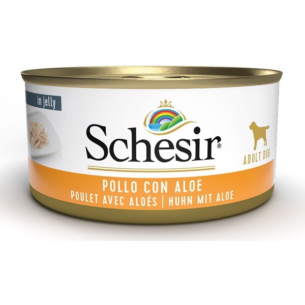 Schesir Cane Jelly Pollo Aloe 150GR (Lattina)-image