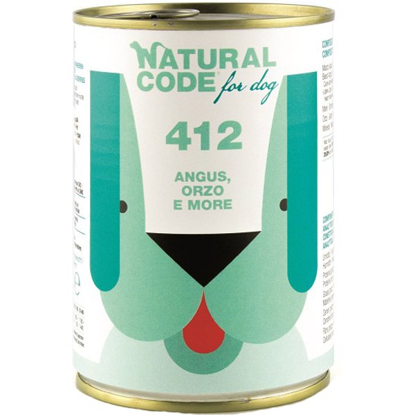Natural Code Cane 412 Angus Farro More 400GR (Lattina)-image