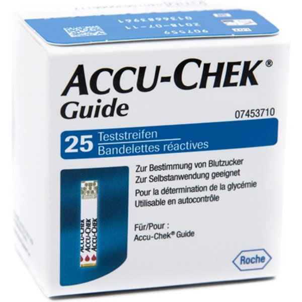 Accu-Chek Guide 25 Strisce Reattive Per La Misurazione Della Glicemia Roche-image