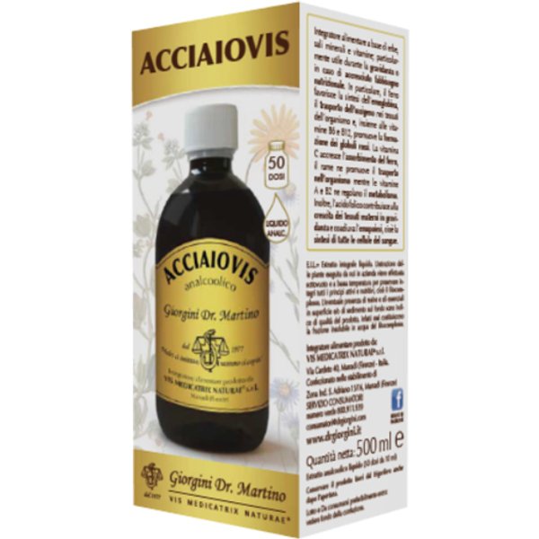 Acciaiovis Liquido Analcolico Flacone 500 Ml-image