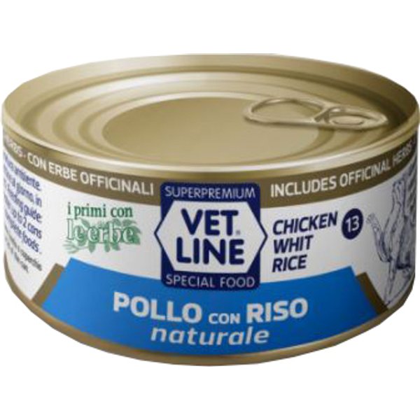 Olistika VET Line Gatto Pollo Riso 70GR (Lattina)-image