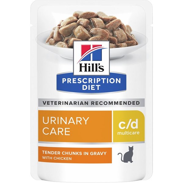 Hill's Gatto Diet C/D Urinary Care Multicare Gravy (In Salsa) Pollo 85GR (Bustina)-image