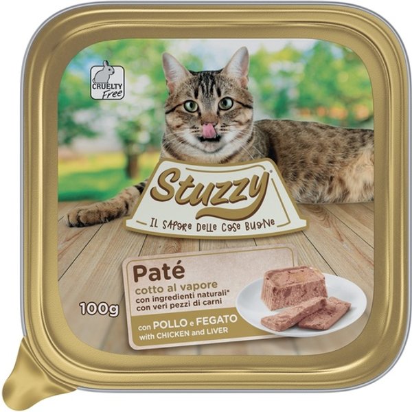 Stuzzy Gatto Pollo Fegato 100GR (Vaschetta)-image