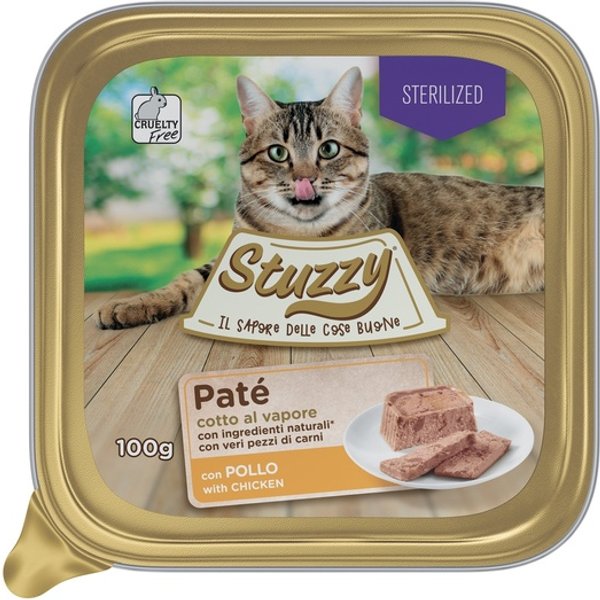 Stuzzy Gatto Sterilized Pollo 100GR (Vaschetta)-image