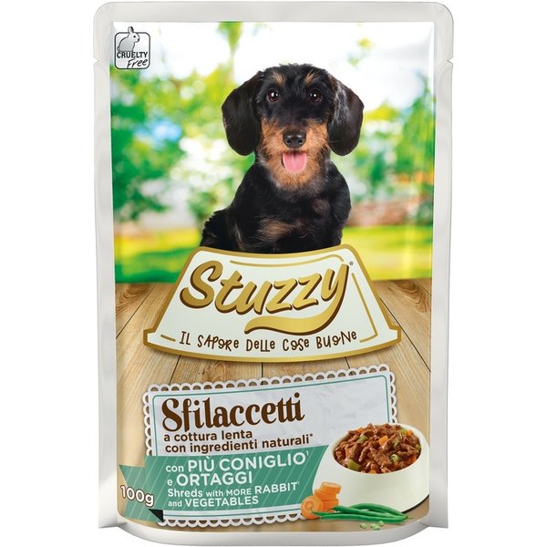 Stuzzy Cane Sfilaccetti Coniglio Ortaggi 100GR (Bustina)-image