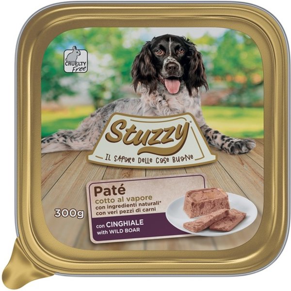 Stuzzy Cane Pate' Cinghiale 300GR (Vaschetta)-image