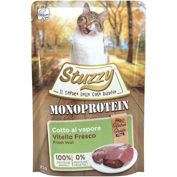 Stuzzy Gatto Monoproteico Vitello 85GR (Bustina)-image