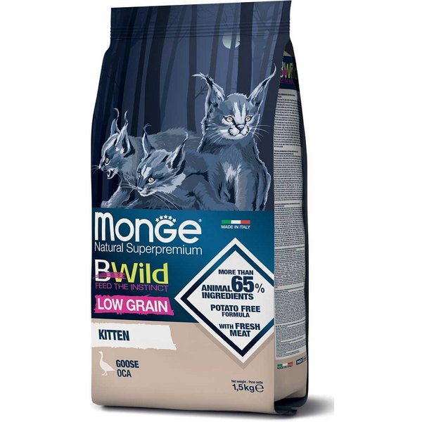 Monge Gatto Bwild LOW Grain Kitten OCA 1,5KG-image