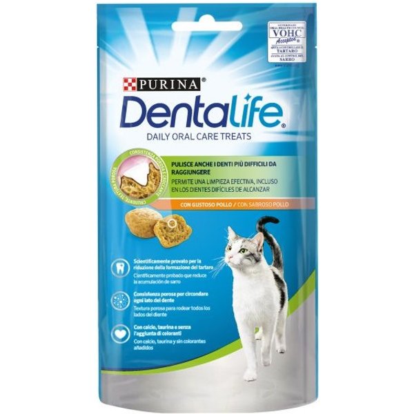 Nestle' Purina Gatto Snack Dentalife Pollo 40GR-image