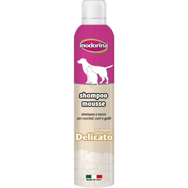 Inodorina Shampoo Cane/Gatto Mousse Delicato Flacone 300ML-image