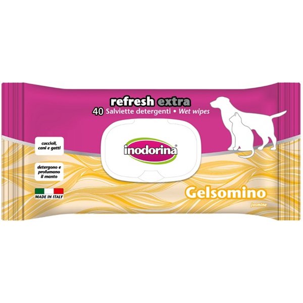 Inodorina Salviette Refresh Extra Gelsomino 40PZ-image