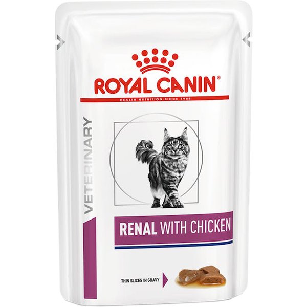 Royal Canin Gatto Diet Renal Pollo 12X85Gr (Blister)-image
