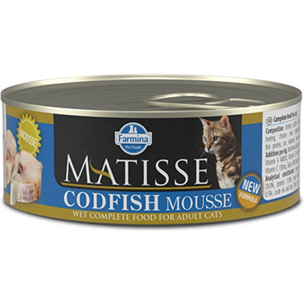 Farmina Matisse Gatto Mousse Adult Merluzzo 300GR (Lattina)-image